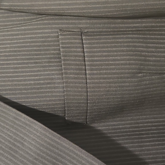 Black Pin Stripe Joseph & Feiss Men's Suit Wool Size 54 Reg / 52 Inch Waist - Picture 2 of 14